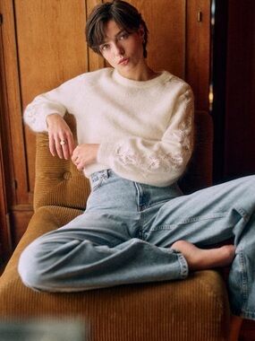 Sezane Mohair Wool Sana Jumper Sweater